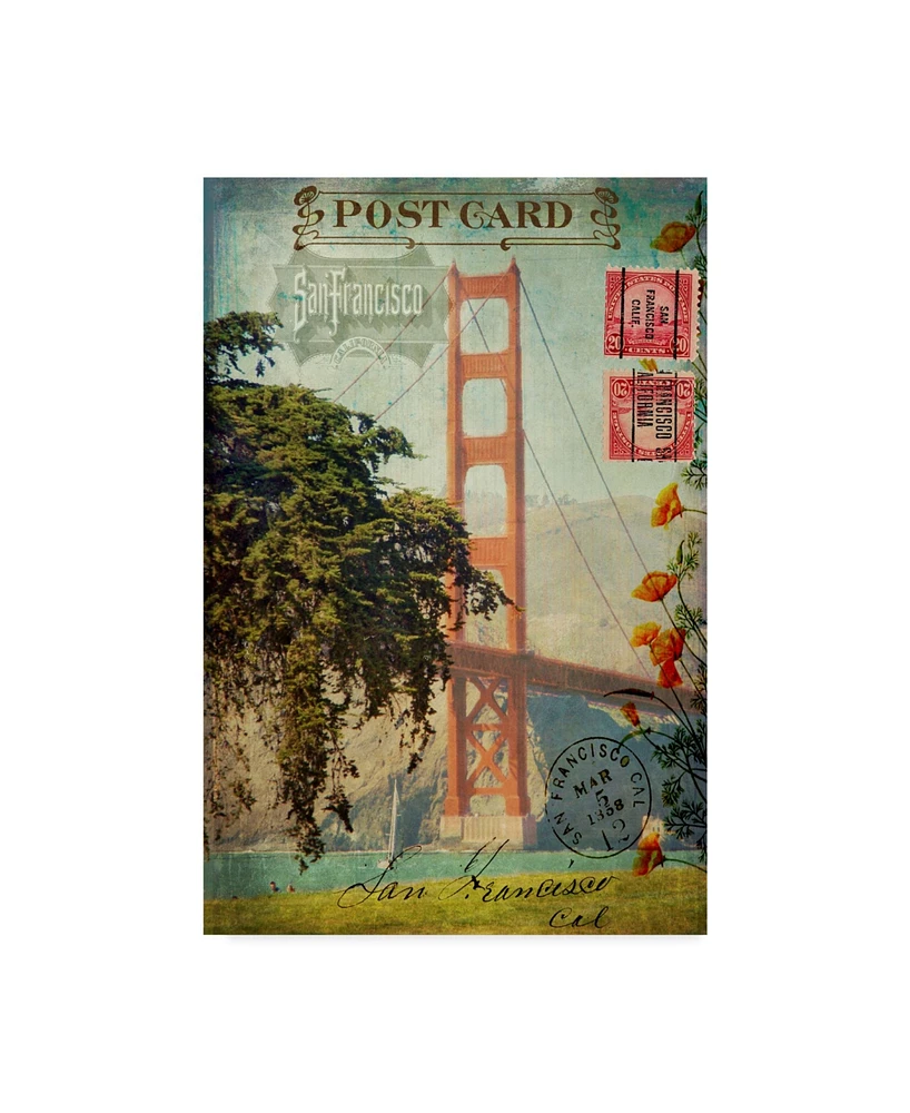 Sandy Lloyd San Francisco Bridge, Ca Canvas Art - 37" x 49"