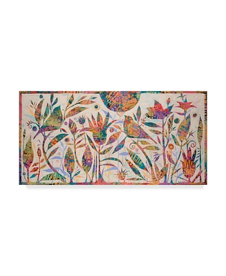 Sue Davis Summer Magic Abstract Modern Canvas Art - 20" x 25"