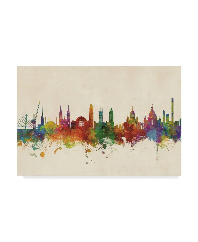 Michael Tompsett Helsinki Finland Skyline Canvas Art