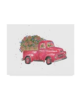 Catherine Mcguire Flower Truck Iv Canvas Art - 15" x 20"