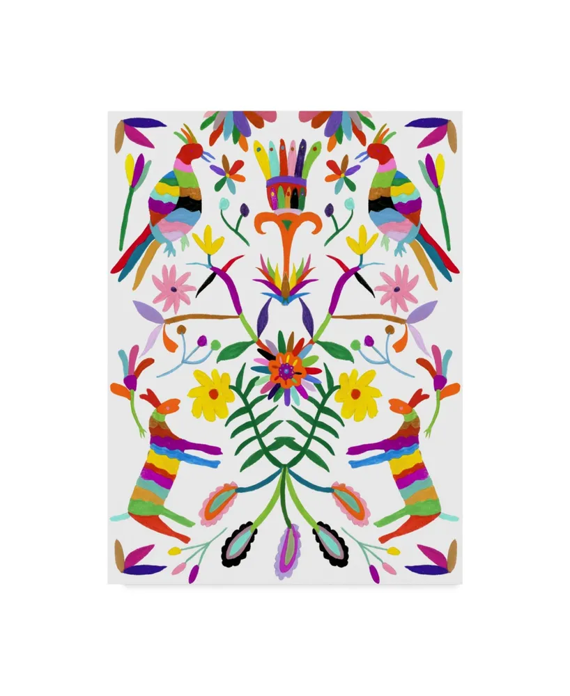 Melissa Wang Modern Otomi I Canvas Art - 15" x 20"