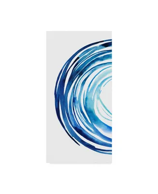 Grace Popp Blue Vortex I Canvas Art - 15" x 20"