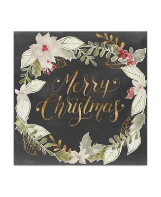 Grace Popp Gilded Christmas I Canvas Art