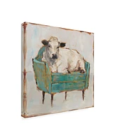 Ethan Harper Moo-ving in I Canvas Art - 36.5" x 48"