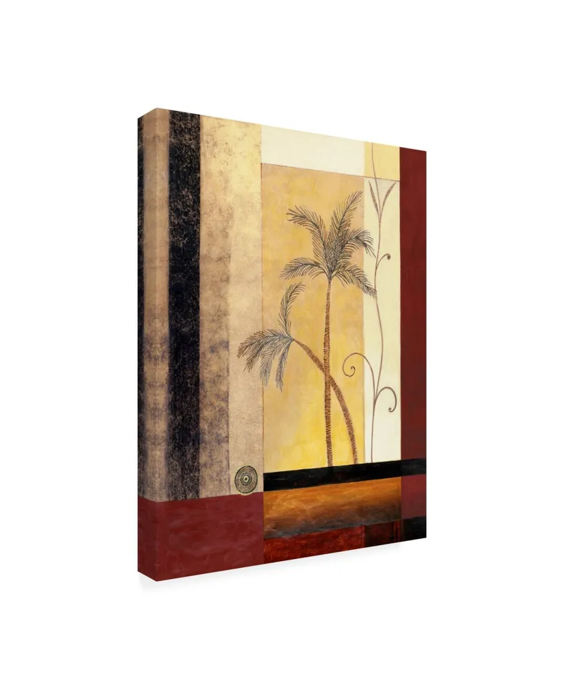 Pablo Esteban Palm Tree Painting Canvas Art