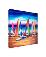 Deborah Broughton Surf Surfect 2 Canvas Art - 15.5" x 21"