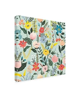 Laura Marshall Wild Garden Pattern Xid Canvas Art - 36.5" x 48"