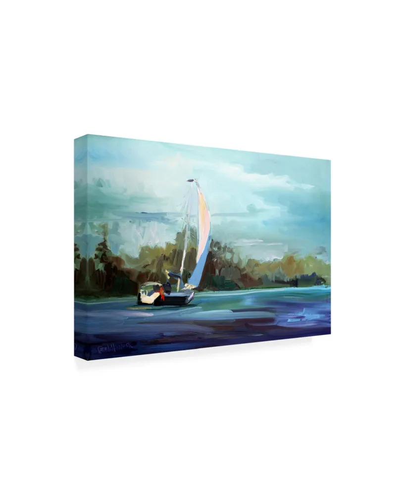 Carol Halloc Sailboat on the Water Canvas Art - 19.5" x 26"