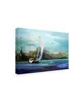 Carol Halloc Sailboat on the Water Canvas Art - 19.5" x 26"