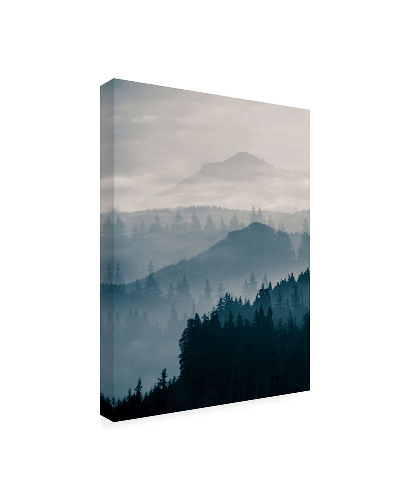 PhotoINC Studio Blue Mountains I Canvas Art - 27" x 33.5"