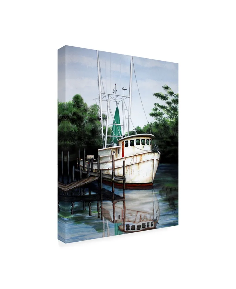 Patrick Sullivan Jax Shrimp Boat Canvas Art