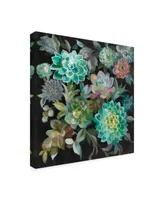 Danhui Nai Floral Succulents Canvas Art