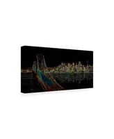 Ellicia Amando San Francisco Glowing Canvas Art - 36.5" x 48"