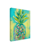 Jennifer Goldberger Vibrant Pineapple Ii Canvas Art - 15" x 20"