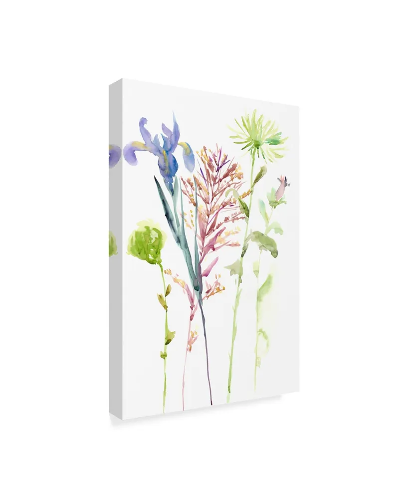 Melissa Wang Watercolor Floral Study Iii Canvas Art