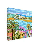Karen Fields Palm Retreat Canvas Art - 20" x 25"