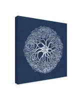 Vision Studio Sea Anemone on Indigo Ii Canvas Art - 15" x 20"