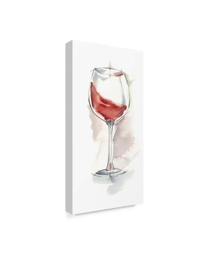 Ethan Harper Wine Glass Study Iv Canvas Art - 15" x 20"