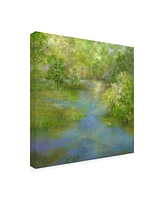 Sheila Finch Spring Lake Reflections Canvas Art