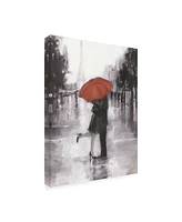 Ethan Harper Caught in the Rain Canvas Art - 20" x 25"