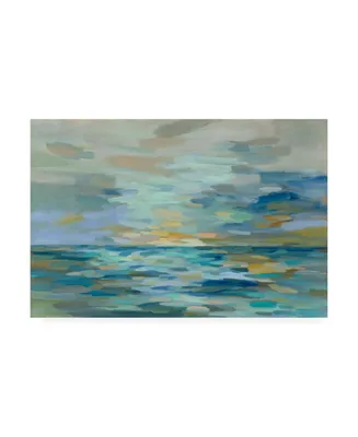 Silvia Vassileva Pastel Blue Sea Canvas Art