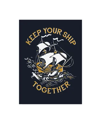 Michael Buxton Keep Your Ship Together Canvas Art - 36.5" x 48"