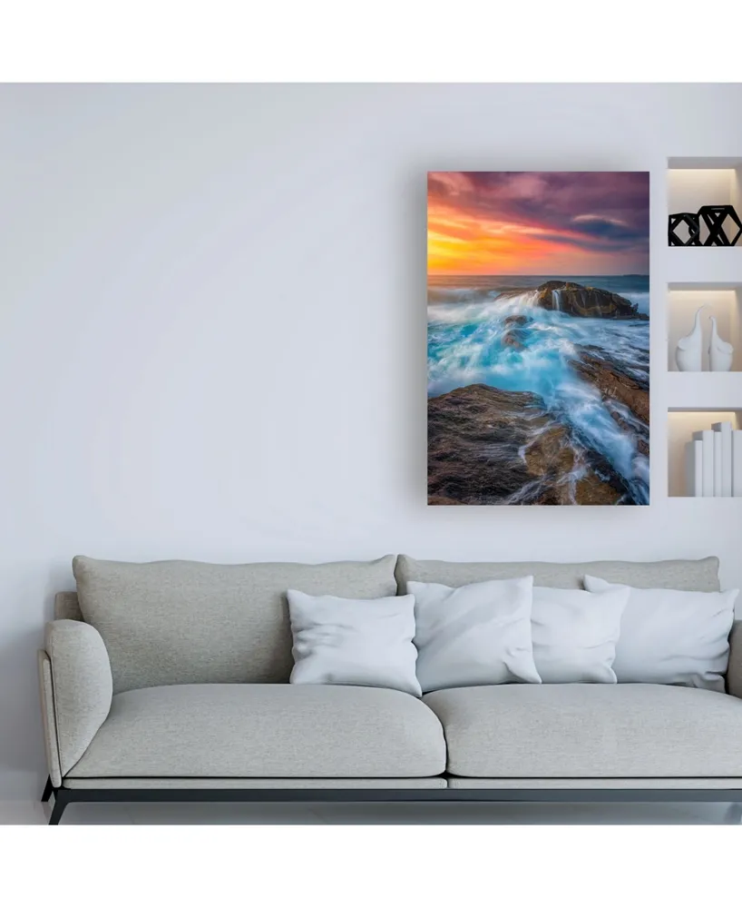 Darren White Photography East Coast Light Flow Canvas Art