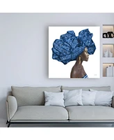 James Wiens Pure Style Ii Blue Canvas Art - 36.5" x 48"