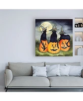 Kathleen Parr McKenna Haunting Halloween Night Ii No Border Canvas Art - 19.5" x 26"