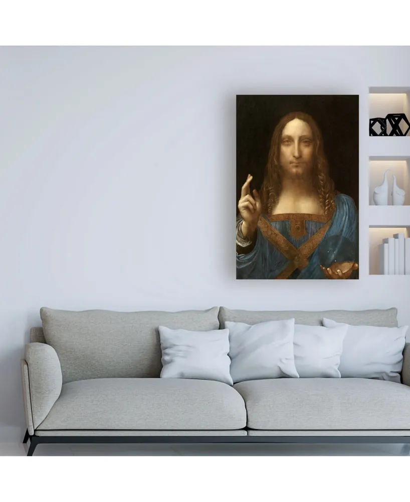 Leonardo Da Vinc Salvator Mundi Canvas Art