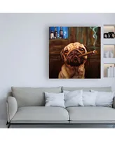 Lucia Hefferna Uptown Pug Canvas Art