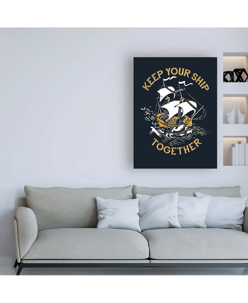 Michael Buxton Keep Your Ship Together Canvas Art - 36.5" x 48"