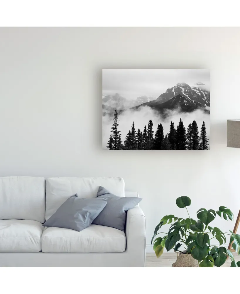 Monte Nagler Mountains and Mist Canada Canvas Art
