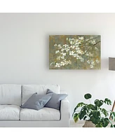 Danhui Nai Dogwood in Spring Crop Canvas Art - 36.5" x 48"