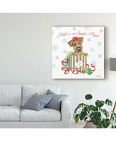 Beth Grove Holiday Paws Ii Canvas Art - 15" x 20"