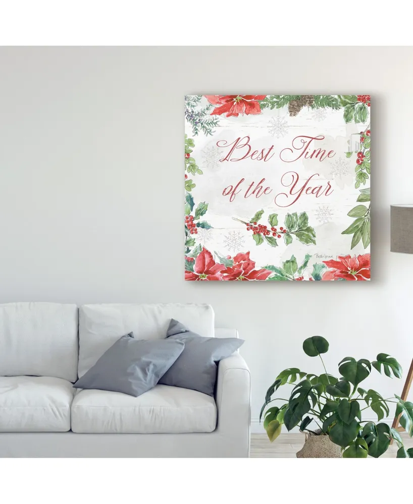 Beth Grove Farmhouse Holidays Iii Canvas Art