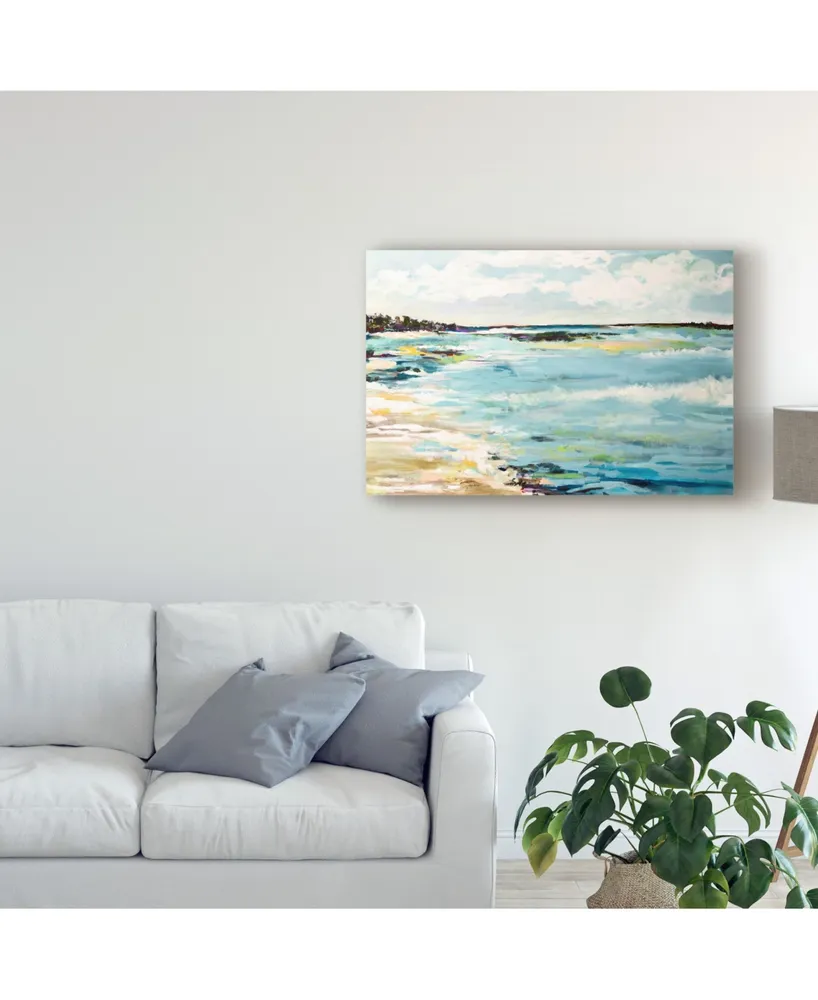 Karen Fields Beach Surf Iii Canvas Art - 15" x 20"