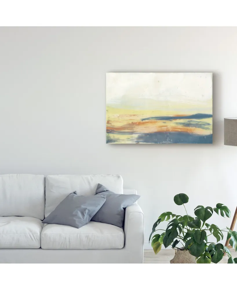 Jennifer Goldberger Bronze Horizon I Canvas Art