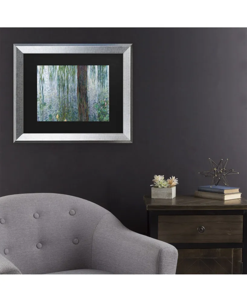 Claude Monet Waterlillies Morning Matted Framed Art