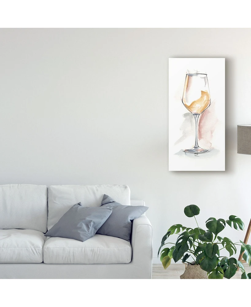 Ethan Harper Wine Glass Study I Canvas Art - 20" x 25"