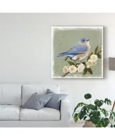 Victoria Borges Bluebird Branch I Canvas Art