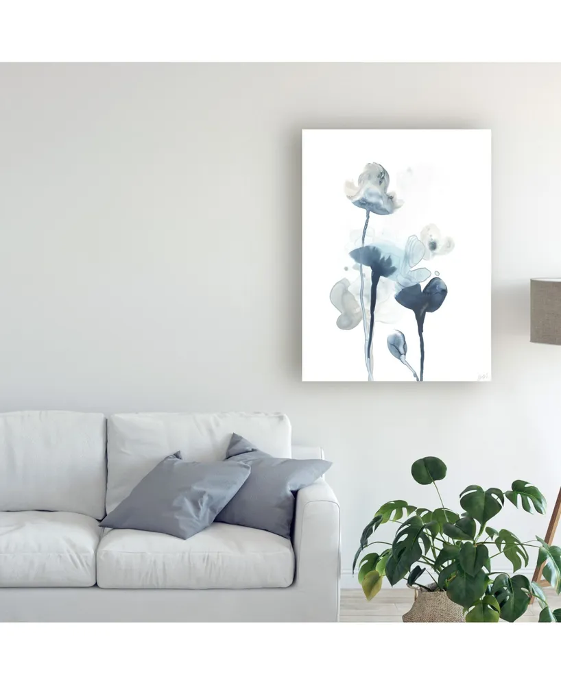 June Erica Vess Midnight Blossoms Iv Canvas Art - 15" x 20"