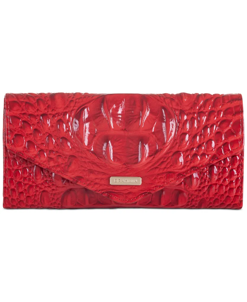 Brahmin Veronica Melbourne Embossed Leather Wallet