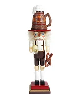 Kurt Adler 17.5" Hollywood Beer and Pretzel Nutcracker