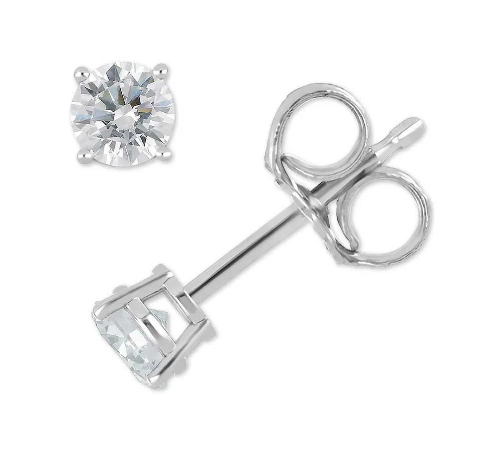 Diamond Stud Earrings (5/8 ct. t.w.) in 14k White Gold