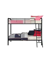 EveryRoom Eeva Twin over Metal Bunk Bed