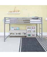 EveryRoom Mason Metal Junior Loft Bed