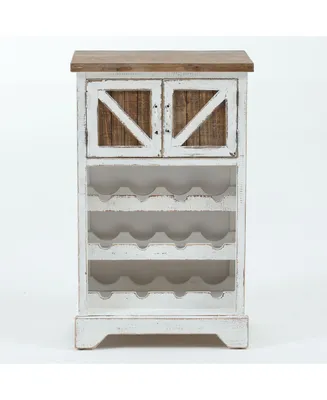 Luxen Home Wood Wine Cabinet