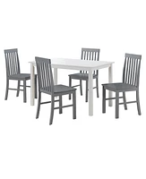 Walker Edison 5 Piece Modern Dining Set
