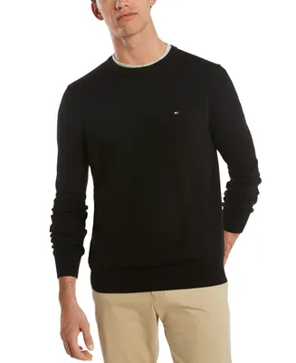 Tommy Hilfiger Men's Essential Solid Crew Neck Sweater